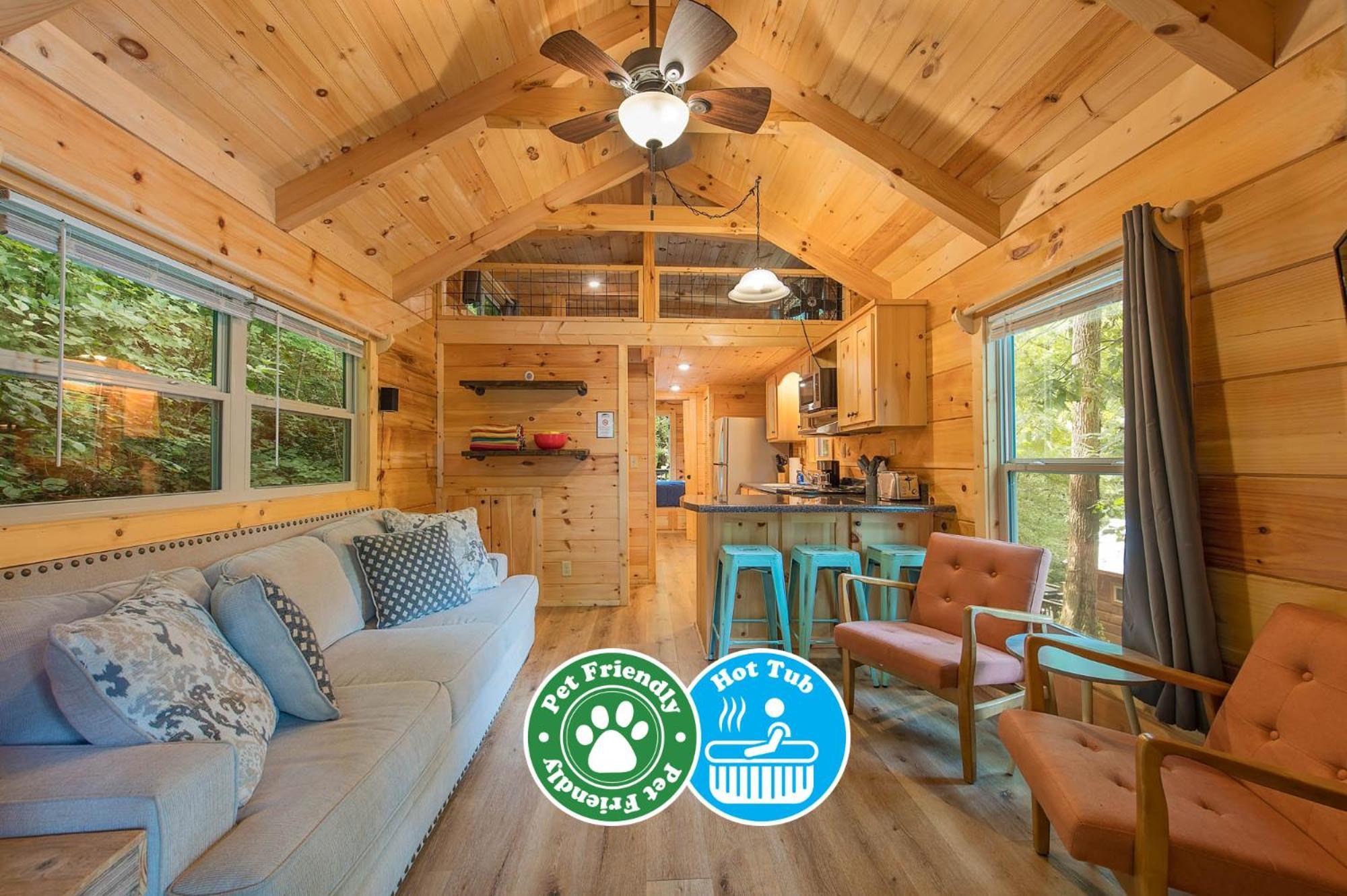 Ryon Tiny Home Cabin City-Side Rustic Retreat Чаттануга Экстерьер фото